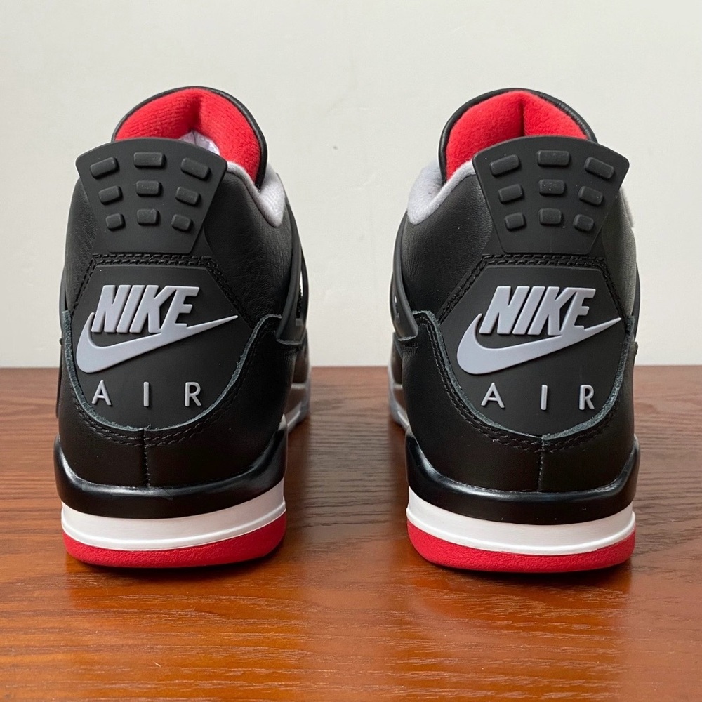 Air Jordan 4 Retro 'Bred Reimagined' 2024 -Men's Classic Sneakers Shoes - Picture 3 of 5